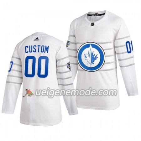 Herren Winnipeg Jets Trikot Custom Weiß Adidas 2020 NHL All-Star Authentic